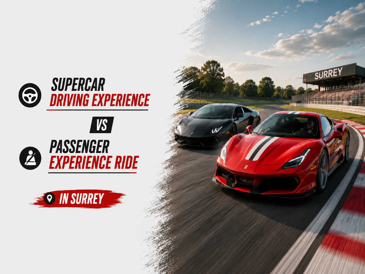 Supercar Driving Experience vs Passenger Experience Ride