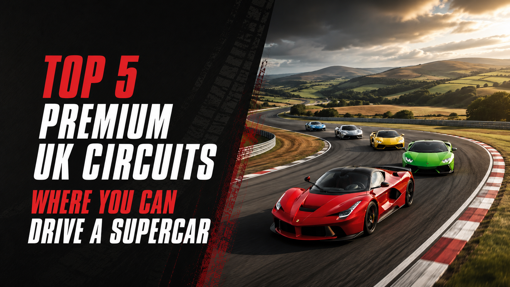 Top 5 Premium UK Circuits Where You Can Drive a Supercar