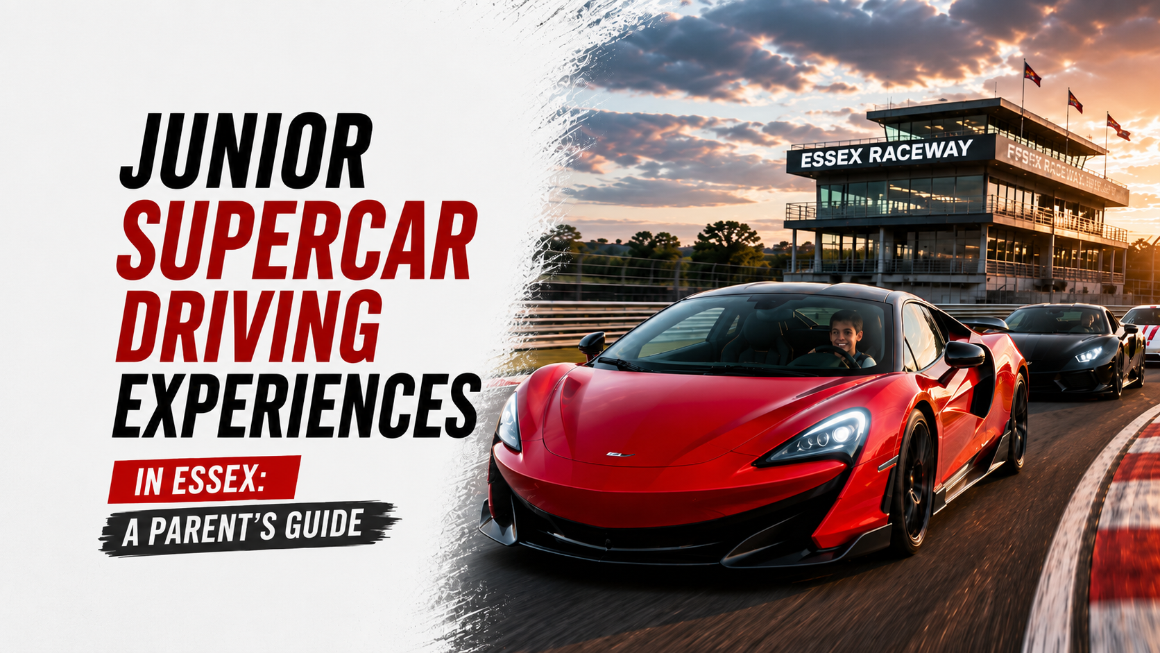 junior supercar driving experience Essex