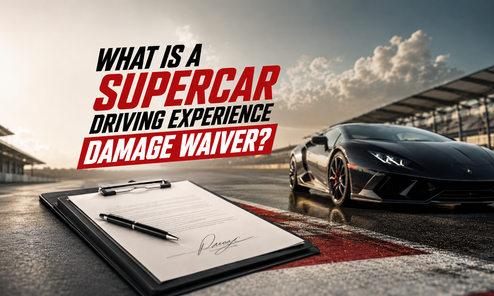 Supercar Driving Experience Damage Waiver