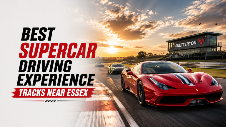 supercar driving experience tracks near Essex